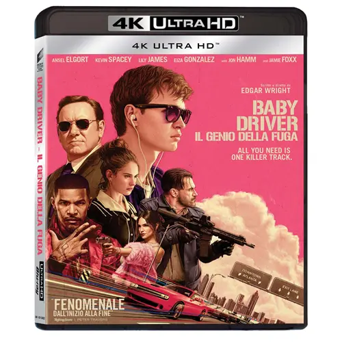 Baby Driver - Il Genio Della Fuga (4K Uhd+Blu-Ray)  [Blu-Ray Nuovo]