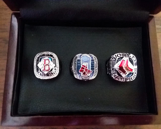 Red Sox Championship 3 Ring Set-2004,2007,2013 See Description