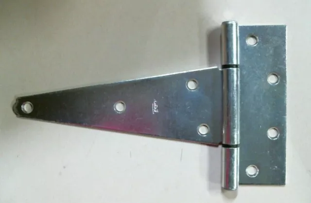 National Hardware N129-221, Extra Heavy T Hinges, 8", Zinc Plated, FREE SHIPPING