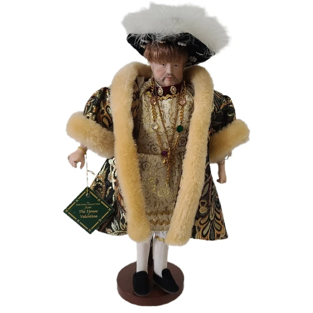 VTG Henry VIII  Porcelain Doll The Heritage Collection The House Of Valentina