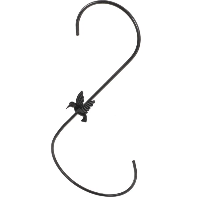 2 Ganci Da Pastore In Metallo UNHO | Regolabili 140-241 Cm, Carico 5 Kg, Per Fiori, Lanterne E Mangiatoie Da Giardino