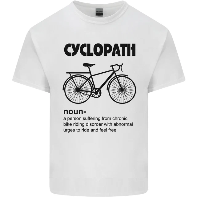 Cyclopath Funny Cycling Cyclist Bicycle Mens Cotton T-Shirt Tee Top