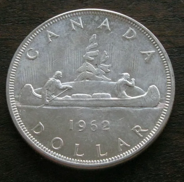 Zaldi2010 . Canada , 1 Dollar De 1962 . Plata