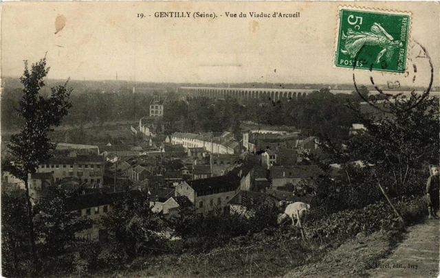 CPA AK GENTILLY View of the Arcueil Viaduct (671902)