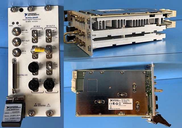 NATIONAL INSTRUMENTS NI PXIe -5644R Ricetrasmettitore di segnale vettoriale 65Mhz-6,0Ghz NATIONAL INSTRUMENTS NI PXIe -5644R Ricetrasmettitore di segnale vettoriale 65Mhz-6,0Ghz
