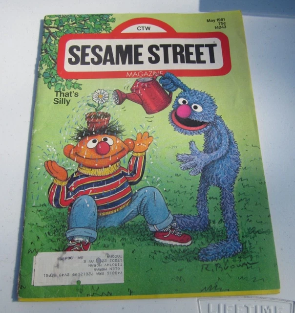 SESAME STREET MAGAZINE May 1981 That's Silly Vintage CTW Children £9.51 ...