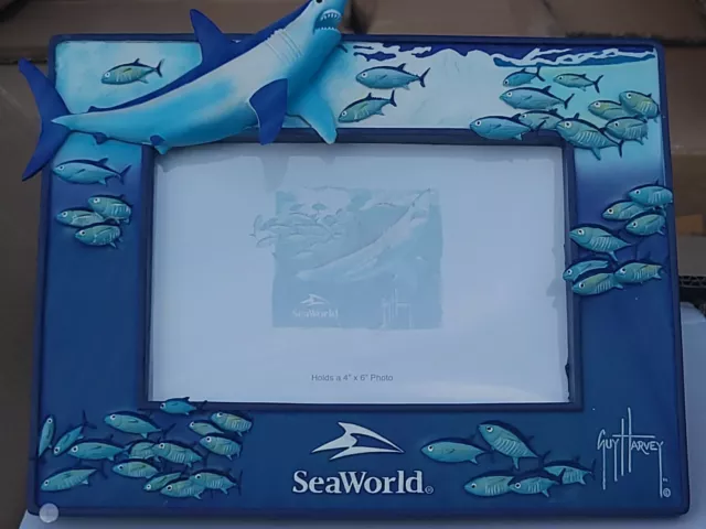Seaworld Guy Harvey Mako Picture Frame 4 X 6