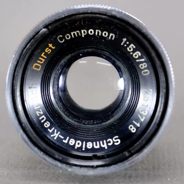SCHNEIDER  OPTIK KREUZNACH COMPONON 1:5.6/80 enlarger lens small thread
