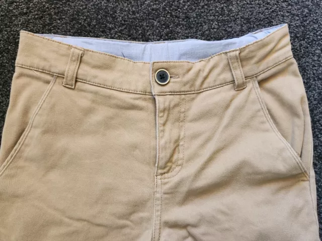 KID Boys Tan Pants Size 10 excellent condition 2