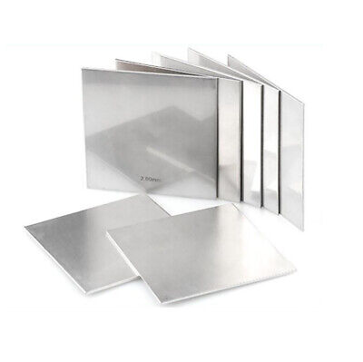A2 304 Stainless Steel Square Sheet Plate Boad Metal Foil Panel Thickness 1~3mm