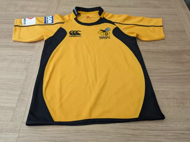 2008/2009 London Wasps Away Rugby Union Shirt Canterbury Age 12 years Boys