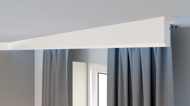 Barre in stucco LED profilo vota luce illuminazione indiretta soffitto schiuma dura 100 mm