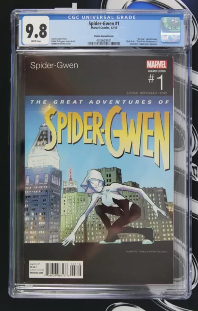 Spider-Gwen #1 CGC 9.8 WP (2015) Hip Hop Variant Cover (Marvel)