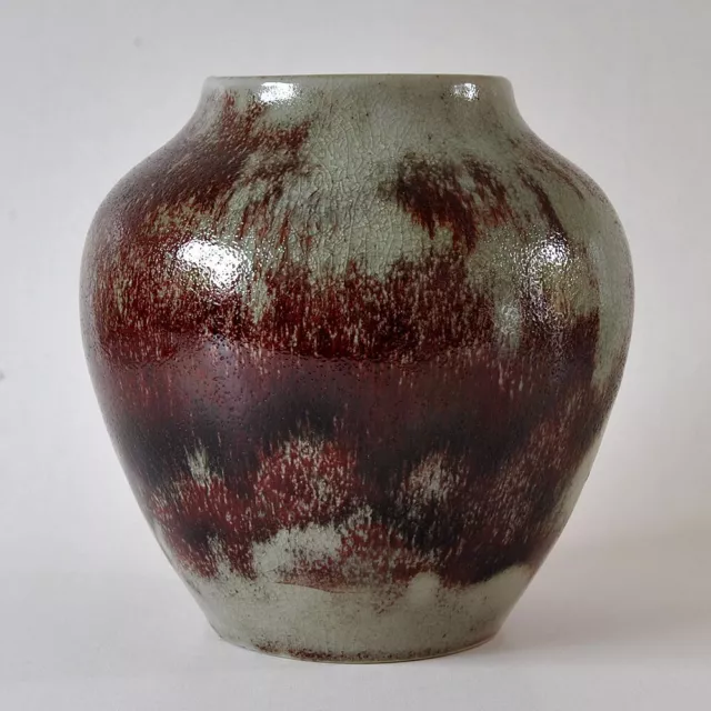 WMF Ikora KERAMIK-VASE, Höhe 18 cm, Gerda Conitz, 30er Jahre