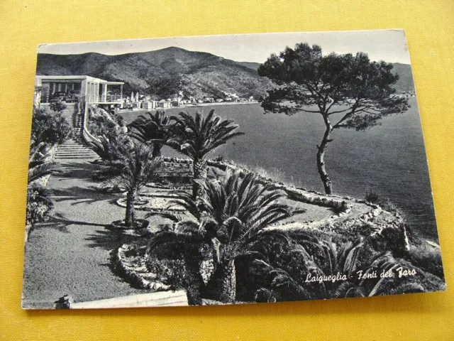 (FG.RR136) LAIGUEGLIA - FONTI DEL FARO (vg 1959, ed. Griffini) SAVONA fonte