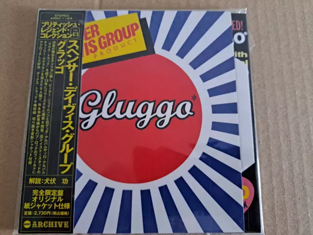 The Spencer Davis Group - Gluggo, CD paper sleeve gatefold AIRAC-1124, 14 Tracks
