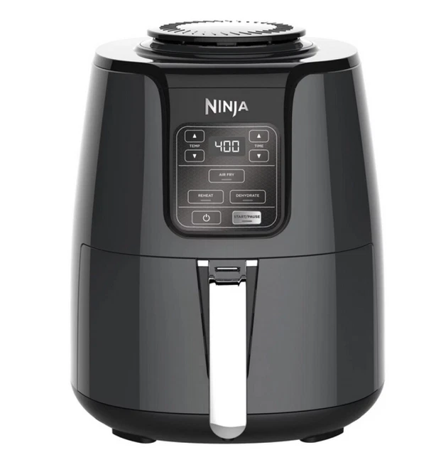 NINJA 4 QUART Air Fryer w/ Reheat & Dehydrator AF100WM Air Fryer Oven