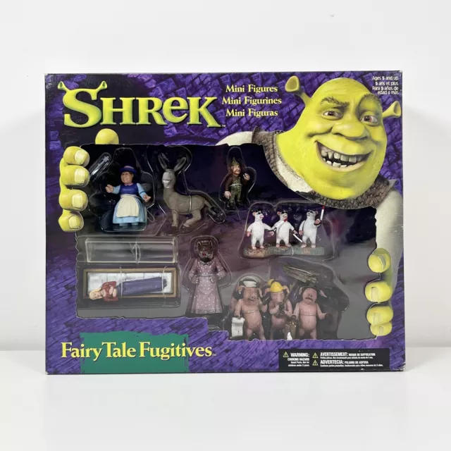 Shrek Mini Figures FAIRY TALE FUGITIVES 2001 McFarlane Toys - NEW & BOXED