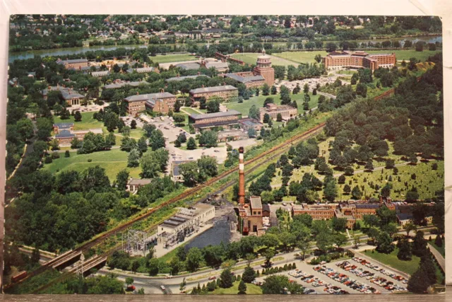 New York NY Rochester University Campus Aerial Postcard Old Vintage Card View PC