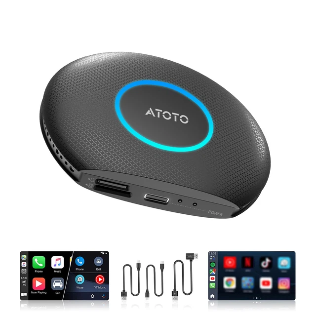 ATOTO CB6 AI Box 2025年版 | 4GB+64GB | Amazon.com: ATOTOZONE CB6 CarPlay AI Box & Android AI Box