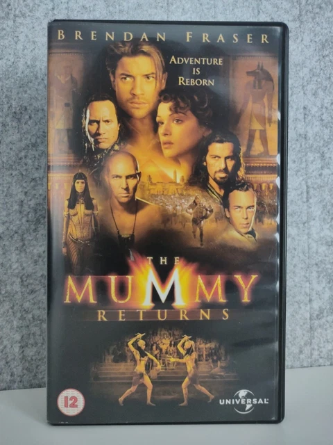 THE MUMMY RETURNS - Brendan Fraser - Rachel Weisz (PAL VHS Video) £2.99 ...