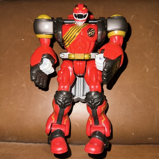 FIGURINE POWER RANGERS Wild Force DX Gao Kong rouge Gorilla Gaoranger ...