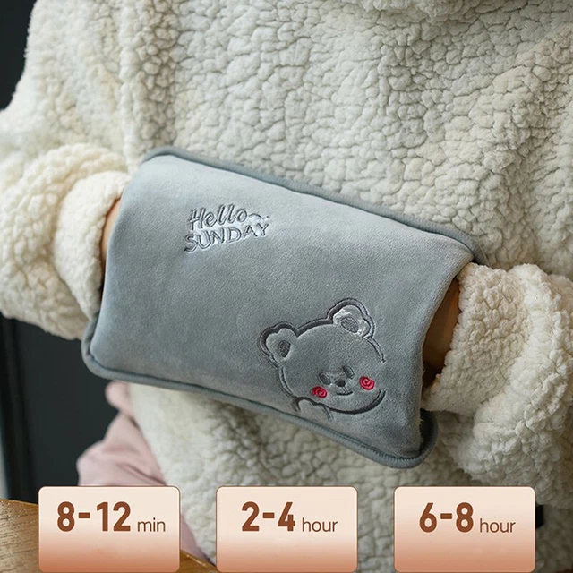 Hot Water Bottle Electric Charging Heating Rechargeable Heat Water Bag Warmer Wa