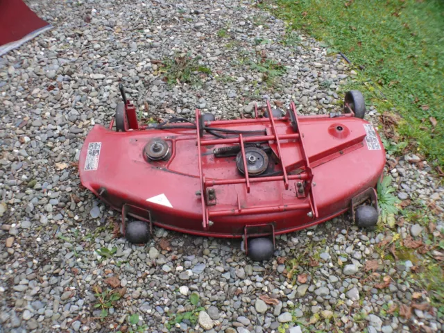Toro wheel horse 42 inch mower deck clearance