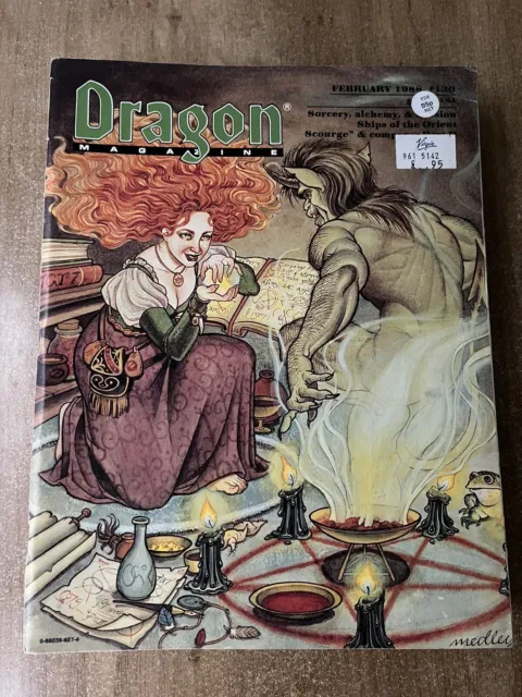 Tsr Dungeons & Dragons Dragon Mag Magazine  Rpg Vgc Role Playing Ad&D Issue 130