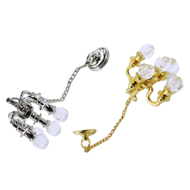 Chandelier Ceiling Chandelier 1/ 12 Scale Miniature Ceiling Light
