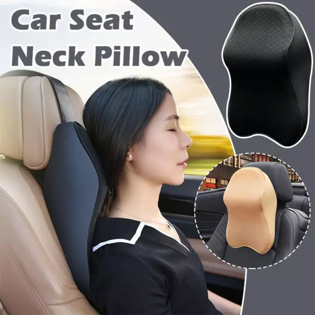 Car Seat Headrest Pad Memory Foam Pillow Head Neck Rest Support Cushion Lot L5