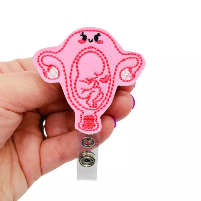 L & D Nurse Badge Reel Holder Clip Labor And Delivery OB Obstetric Baby ID  Cover $12.99 - PicClick