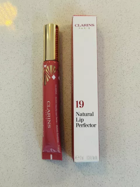 CLARINS INSTANT LIGHT NATÜRLICHER LIPPENPERFEKTOR - 19 INTENSIVE RAUCHROSE - NEU verpackt