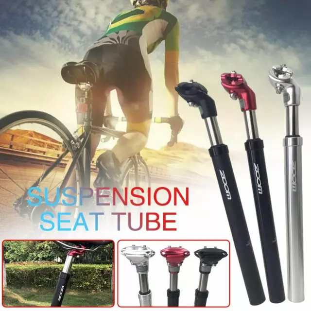 MTB Road Bike Seatpost Bicycle Cycling Saddle Seat Post Hydraulic Suspension 3