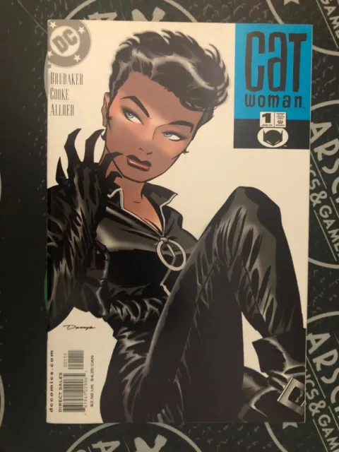 Catwoman #1 2002 DC Comics Brubaker Cooke Key 1st Cameo Todd Russell Clayface