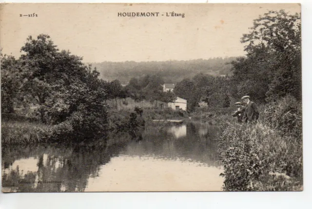 HOUDMONT - Meurthe and Moselle - CPA 54 - the pond - fishermen