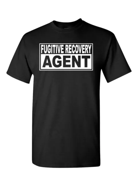 Fugitive Recovery Agent T-Shirt / Bounty Hunter Halloween Police Costume