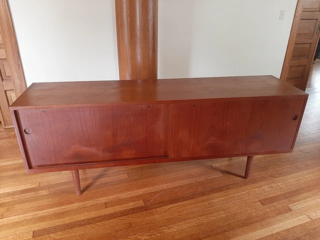 1950-60s vintage furniture Danish Sideboard Deep Saddle Brown