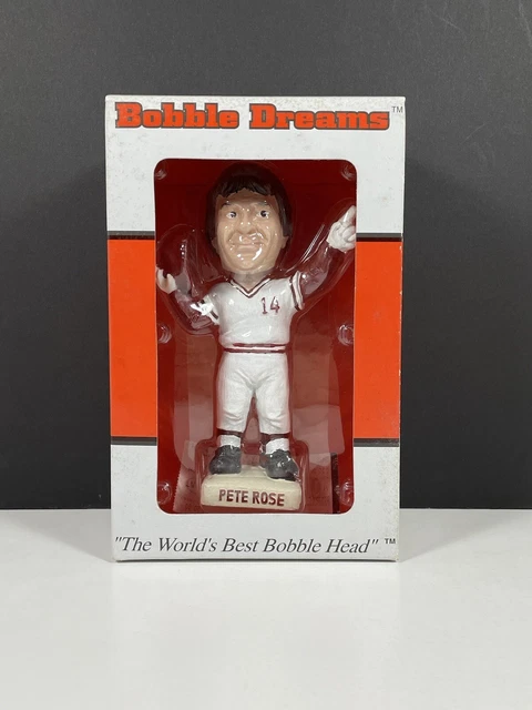 Pete Rose Cincinnati Reds Bobble Dreams Bobblehead 2002 Brand New Sealed