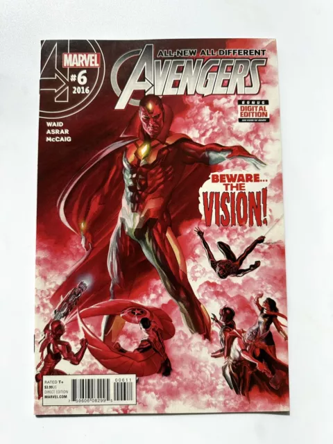 All-New, All-Different Avengers #6 Marvel 2016 - KEY Alex Ross Cover Art NM+ 9.6