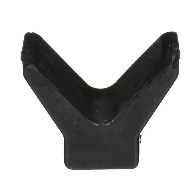 Molded Y Bow Stop, Black, Boat Trailer, 2 in. X 2 in. X 3/8 in.