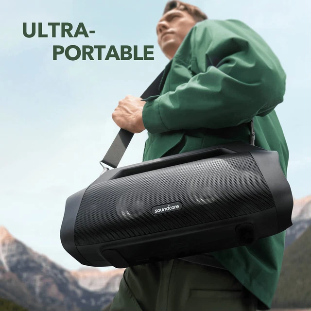 SOUNDCORE ANKER MOTION Boom Plus IP67 Outdoor Speakers, 80W Stereo