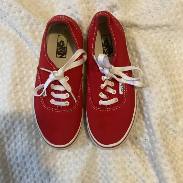 Red vans hotsell size 15