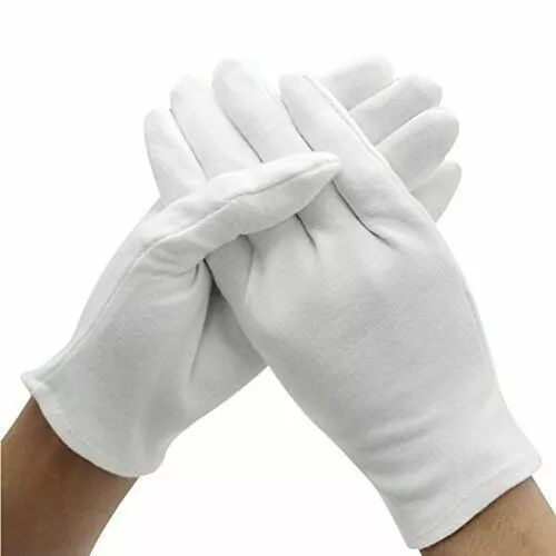 Pack Cotton Work Gloves Eczema Moisturizing Butler Beauty Waiters Magician