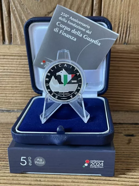 5 Euro  Italia 2024 250° Anniversario Guardia di Finanza SUBITO DISPONIBILE