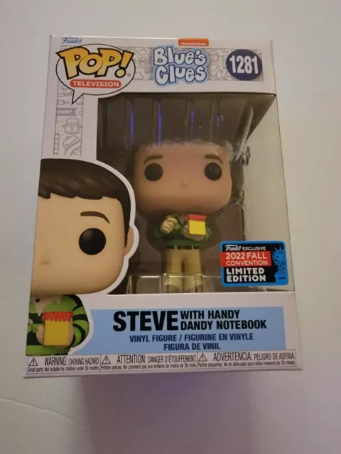 Funko Pop! Blue's Clues Steve With Handy Dandy Notebook #1281 NYCC 2022