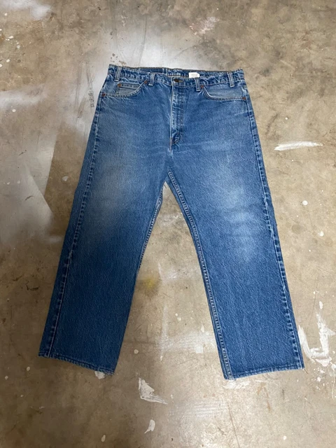 Vintage 90's Levis 505 Orange Tab Jeans 38 x 30