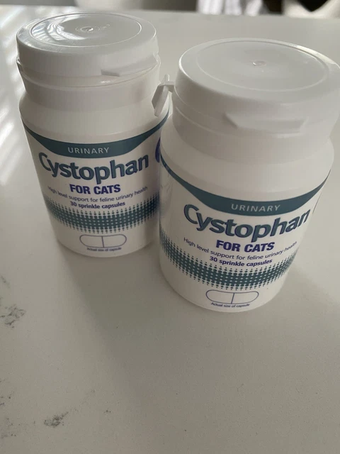CYSTOPHAN For Cats -  (Bottle of 30 capsules & Bottle Opened Of 25 Capsules)
