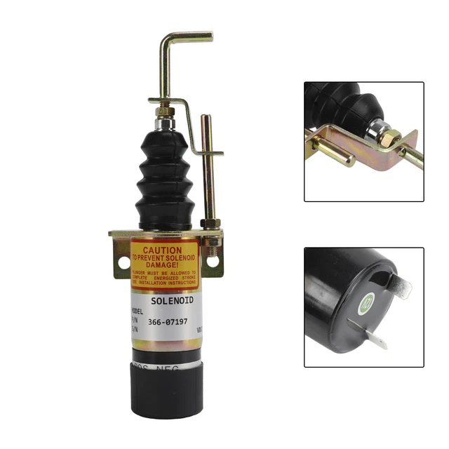 Solenoïde Arrêt Carburant M806808 | Pour John Deere HPX XUV Gator Tractor Mower | 12V | Neuf