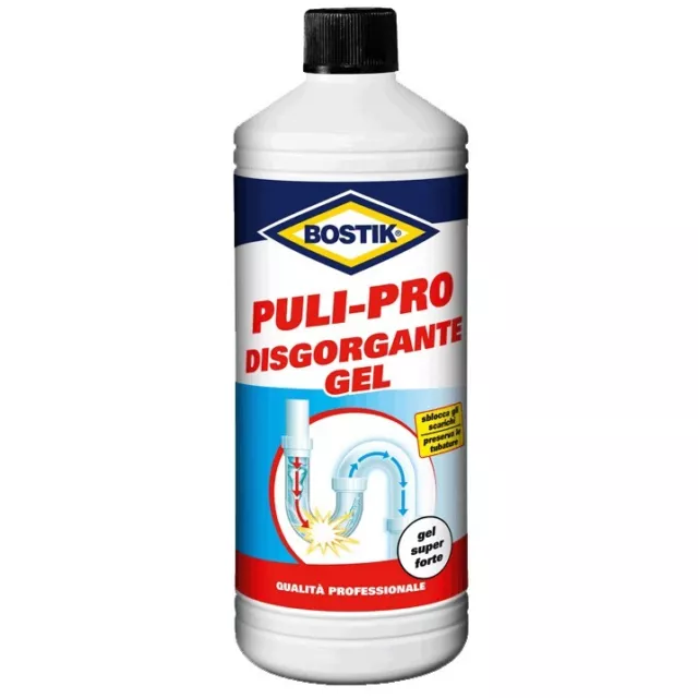 BOSTIK - Puli-Pro Disgorgante Gel Per Tutti Gli Scarichi 1 Lt.